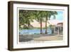 Columbia Lake, Connecticut-null-Framed Art Print