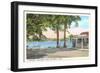 Columbia Lake, Connecticut-null-Framed Art Print
