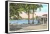 Columbia Lake, Connecticut-null-Framed Stretched Canvas