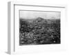 Columbia Mountain Sits at the Edge of Goldfield, Nevada-P.E. Larson-Framed Photographic Print