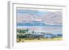 Columbia River and Cascades-Lantern Press-Framed Art Print