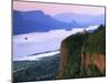Columbia River below, Crown Point State Park, Oregon, USA-Charles Gurche-Mounted Premium Photographic Print