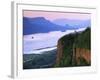 Columbia River below, Crown Point State Park, Oregon, USA-Charles Gurche-Framed Photographic Print