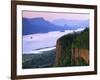 Columbia River below, Crown Point State Park, Oregon, USA-Charles Gurche-Framed Photographic Print