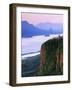 Columbia River below, Crown Point State Park, Oregon, USA-Charles Gurche-Framed Photographic Print