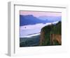 Columbia River below, Crown Point State Park, Oregon, USA-Charles Gurche-Framed Photographic Print