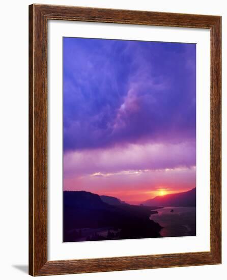 Columbia River Gorge II-Ike Leahy-Framed Photographic Print