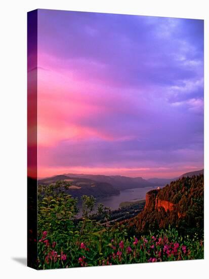 Columbia River Gorge IX-Ike Leahy-Stretched Canvas