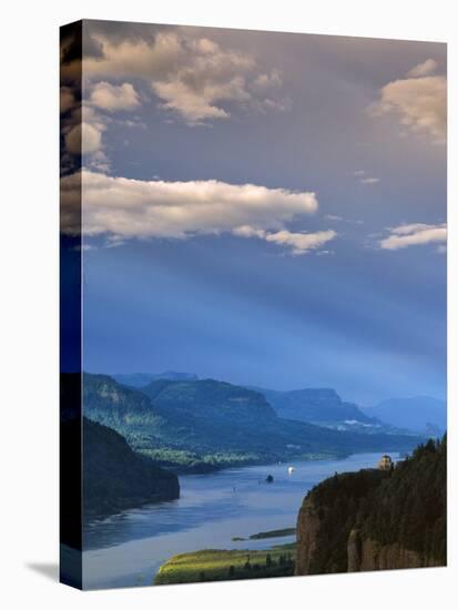 Columbia River Gorge VIII-Ike Leahy-Stretched Canvas