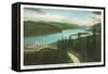 Columbia River Gorge, Vista House, Oregon-null-Framed Stretched Canvas