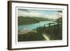 Columbia River Gorge, Vista House, Oregon-null-Framed Art Print