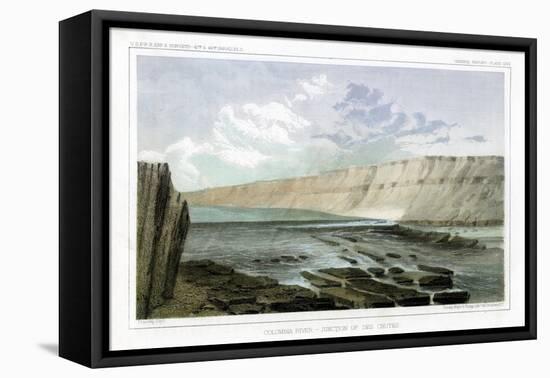 Columbia River, Junction of the Des Chutes, 1856-John Mix Stanley-Framed Stretched Canvas