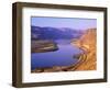 Columbia River with Apple Orchards and Desert Hills, Chelan, Washington, USA-Jamie & Judy Wild-Framed Photographic Print