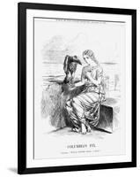 Columbia's Fix, 1861-null-Framed Giclee Print