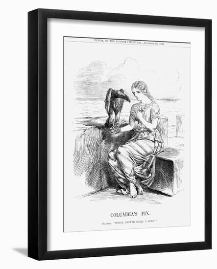 Columbia's Fix, 1861-null-Framed Giclee Print