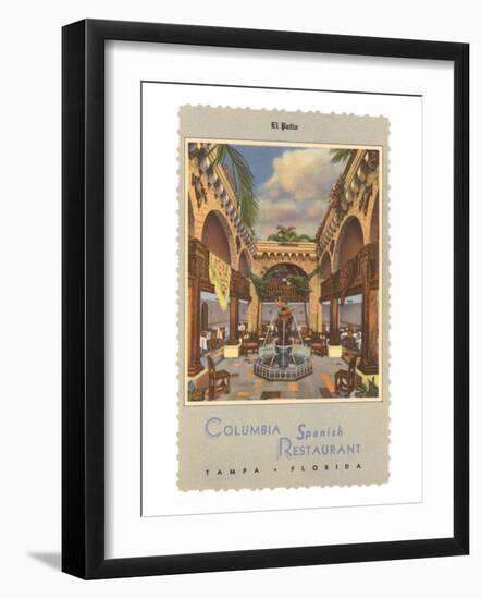 Columbia Spanish Restaurant, Tampa, Florida-null-Framed Art Print