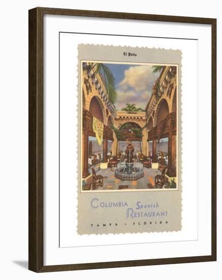 Columbia Spanish Restaurant, Tampa, Florida-null-Framed Art Print