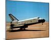 Columbia (Touching Down) Art Poster Print-null-Mounted Poster