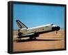 Columbia (Touching Down) Art Poster Print-null-Framed Poster