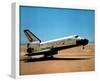 Columbia (Touching Down) Art Poster Print-null-Framed Poster