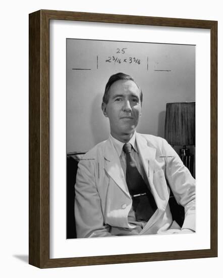 Columbia Univ. Prof. Jacques Barzun-null-Framed Photographic Print