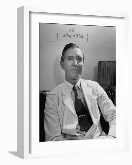 Columbia Univ. Prof. Jacques Barzun-null-Framed Photographic Print