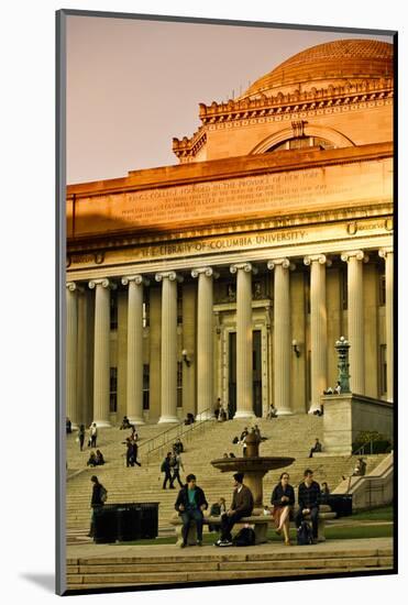 Columbia University - College - Campus - Buildings and Structures - Manhattan - New York - United S-Philippe Hugonnard-Mounted Photographic Print