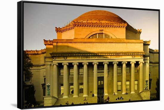 Columbia University - College - Campus - Buildings and Structures - Manhattan - New York - United S-Philippe Hugonnard-Framed Stretched Canvas