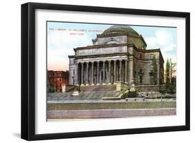 Columbia University Library, New York, USA, C1900s-null-Framed Giclee Print