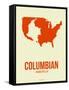 Columbian America Poster 1-NaxArt-Framed Stretched Canvas