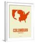 Columbian America Poster 1-NaxArt-Framed Art Print