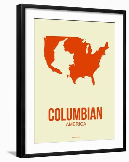 Columbian America Poster 1-NaxArt-Framed Art Print