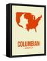 Columbian America Poster 1-NaxArt-Framed Stretched Canvas