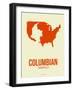 Columbian America Poster 1-NaxArt-Framed Art Print