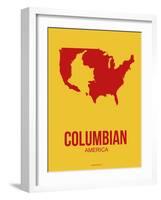 Columbian America Poster 3-NaxArt-Framed Art Print