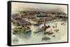 Columbian Exposition, 1893, c.1893-94-Mario Borgoni-Framed Stretched Canvas