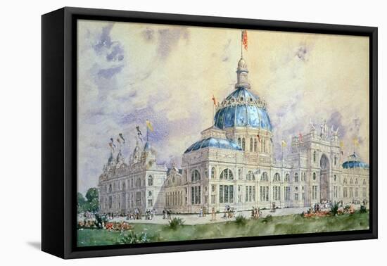 Columbian Exposition, 1893-Childe Hassam-Framed Stretched Canvas