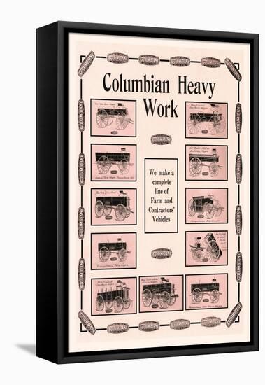 Columbian Heavy Work-null-Framed Stretched Canvas