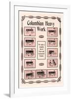 Columbian Heavy Work-null-Framed Art Print