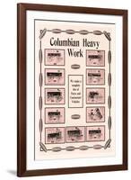 Columbian Heavy Work-null-Framed Art Print