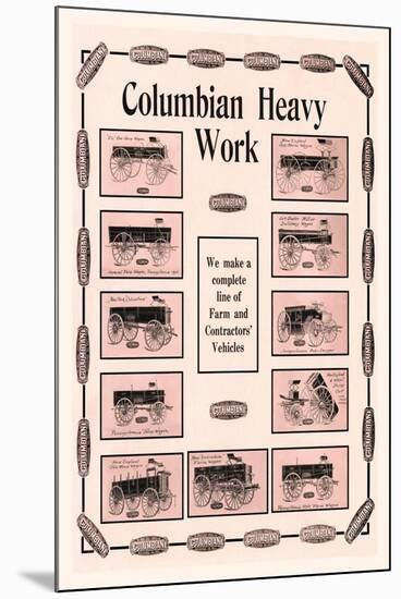 Columbian Heavy Work-null-Mounted Art Print