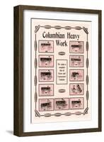 Columbian Heavy Work-null-Framed Art Print