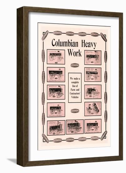 Columbian Heavy Work-null-Framed Art Print