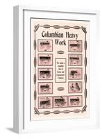 Columbian Heavy Work-null-Framed Art Print