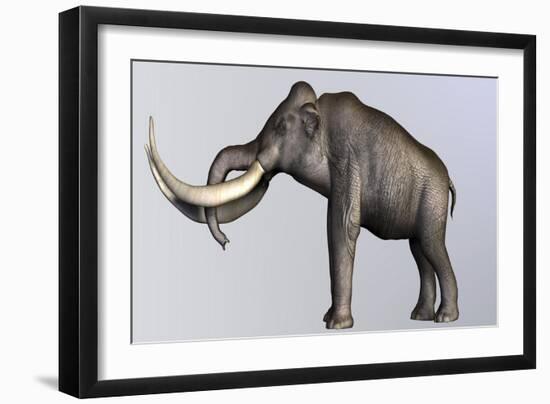 Columbian Mammoth-null-Framed Art Print