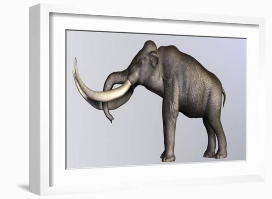 Columbian Mammoth-null-Framed Art Print