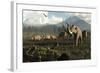 Columbian Mammoths and Bison Roam the Ancient Plains of North America-null-Framed Art Print