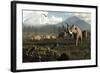 Columbian Mammoths and Bison Roam the Ancient Plains of North America-null-Framed Art Print