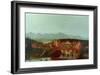 Columbiaville and Stockport Creek, Near New York, Early 19th Century-American School-Framed Giclee Print