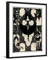 Columbine, C 1900-1930, (1925)-Harry Clarke-Framed Giclee Print